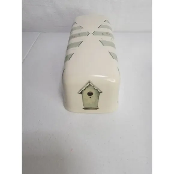 Pfaltzgraff Portfolio Naturewood 2Pc Covered Butter Dish: Birdhouse USA - Picture 10 of 14